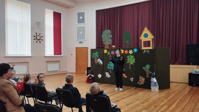 bērnu pasākums "Kaķu diena"leļļu teātris "Teremok"